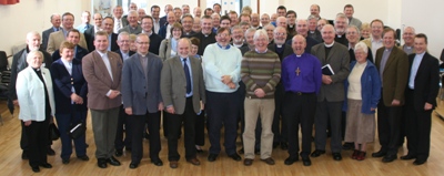 Celrgy who attended the Bishop of Connor's Quiet Day in Antrim.